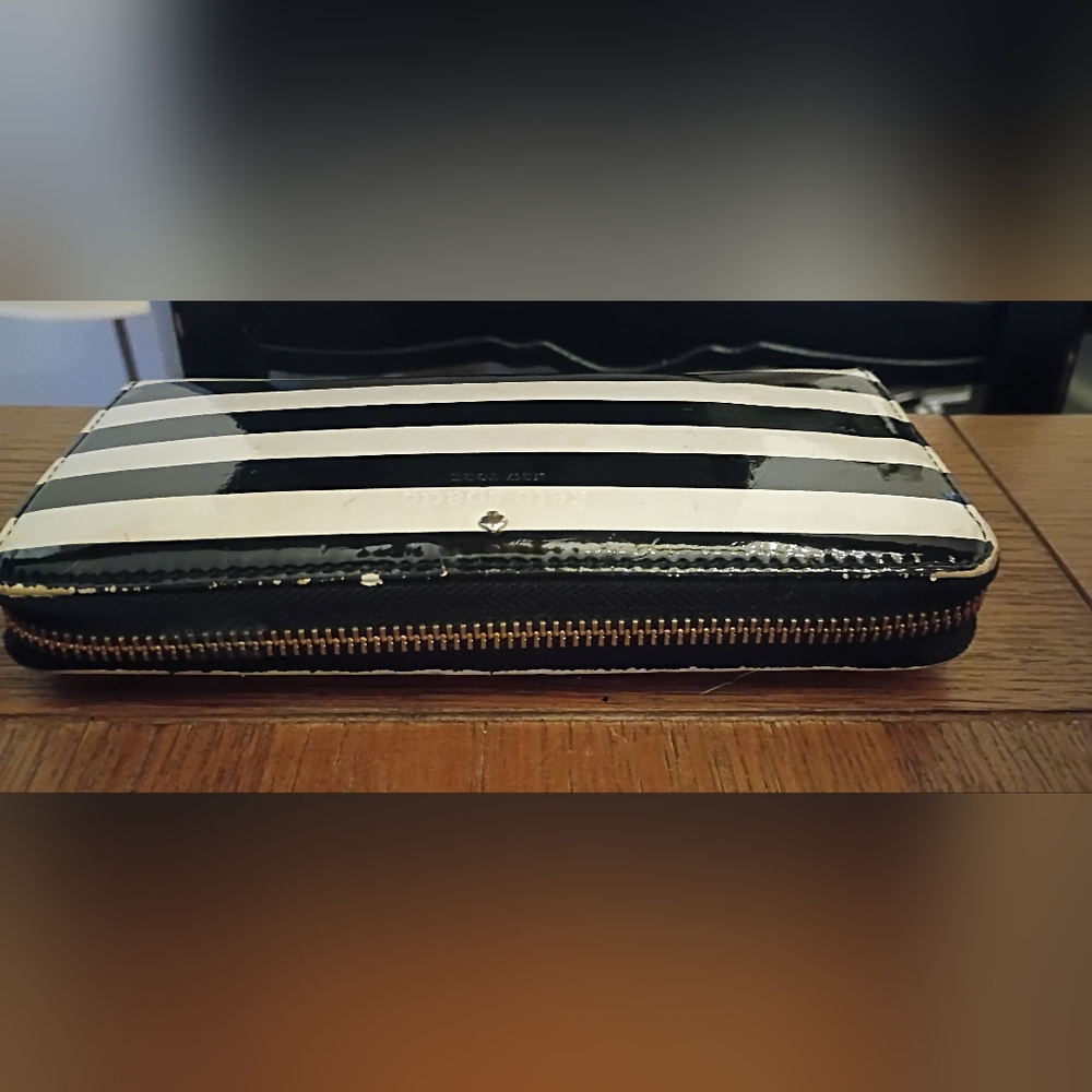Kate Spade Monochrome Striped Wallet - Picture 6 of 7
